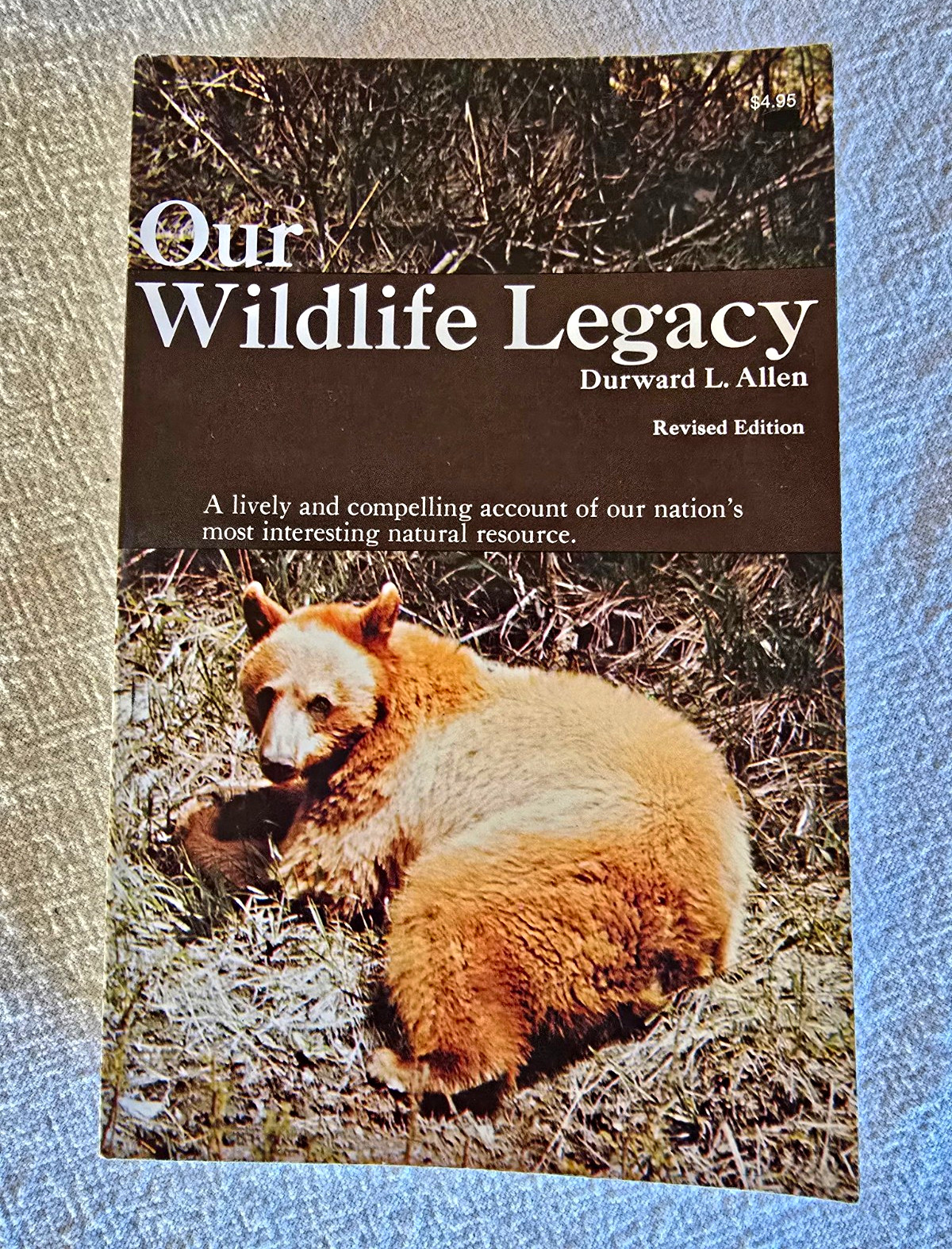 Our Wildlife Legacy Durward L Allen 1974 Revised Paperback Conservation Ecology