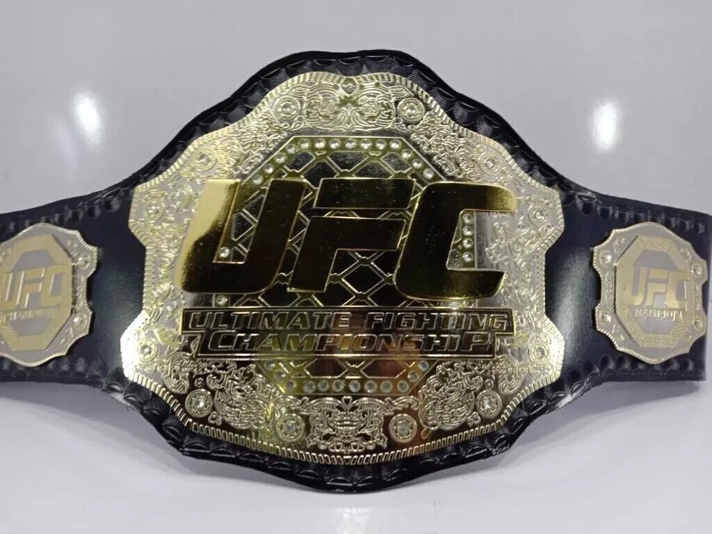 UFC LEGACY CHAMPIONSHIP RELICA TITLE BELT WORLD UFC CHAMPION 2MM BRASS NEW UFC LEGACY CHAMPIONSHIP RELICA TITLE BELT WORLD UFC CHAMPION 2MM BRASS NEW