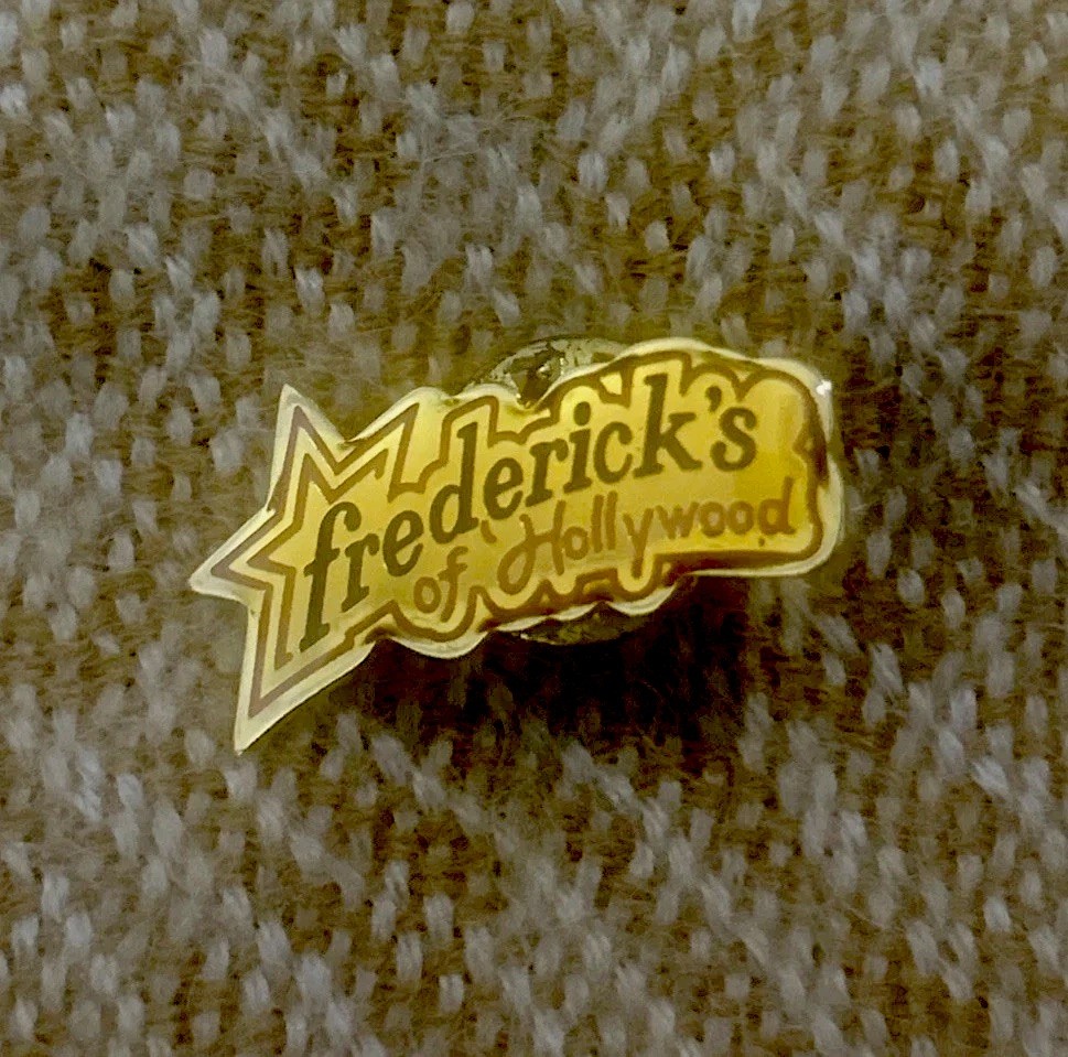 Vintage Frederick’s of Hollywood Gold Star Enamel Lapel Pin Vintage Frederick’s of Hollywood Gold Star Enamel Lapel Pin