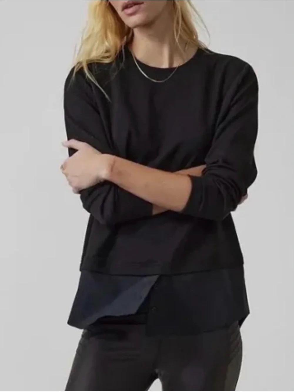 ATHLETA Gallery Top 2.0 Black S SMALL | Active CYA Shirt, Hybrid Work Top NWT ATHLETA Gallery Top 2.0 Black S SMALL | Active CYA Shirt, Hybrid Work Top NWT