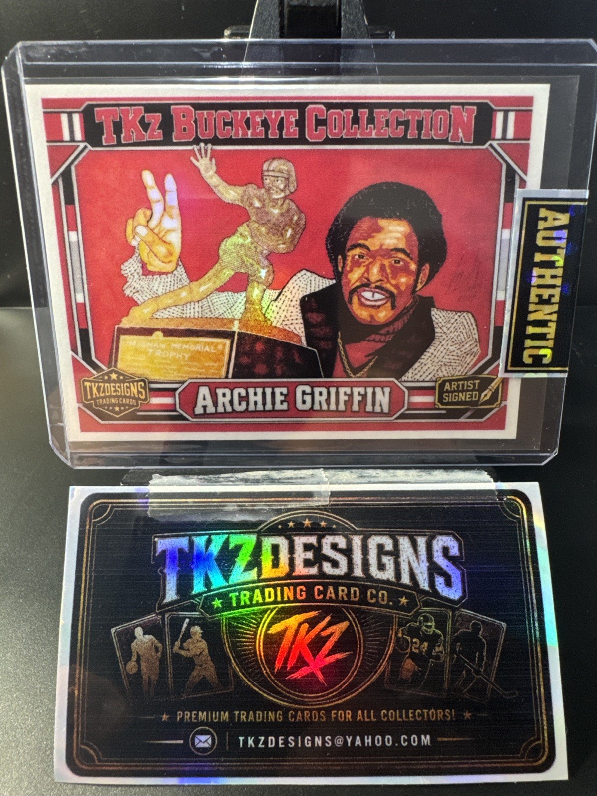 2026 Tkzdesigns Tkz Buckeye Collection Artist Signed Archie Griffin AG1 /100