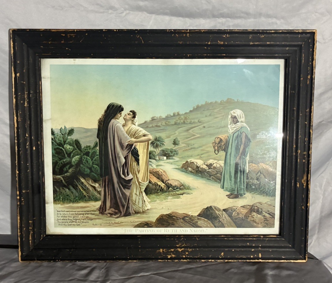 Rare Antique Ruth And Naomi Photogravure 24 Rare Antique Ruth And Naomi Photogravure 24