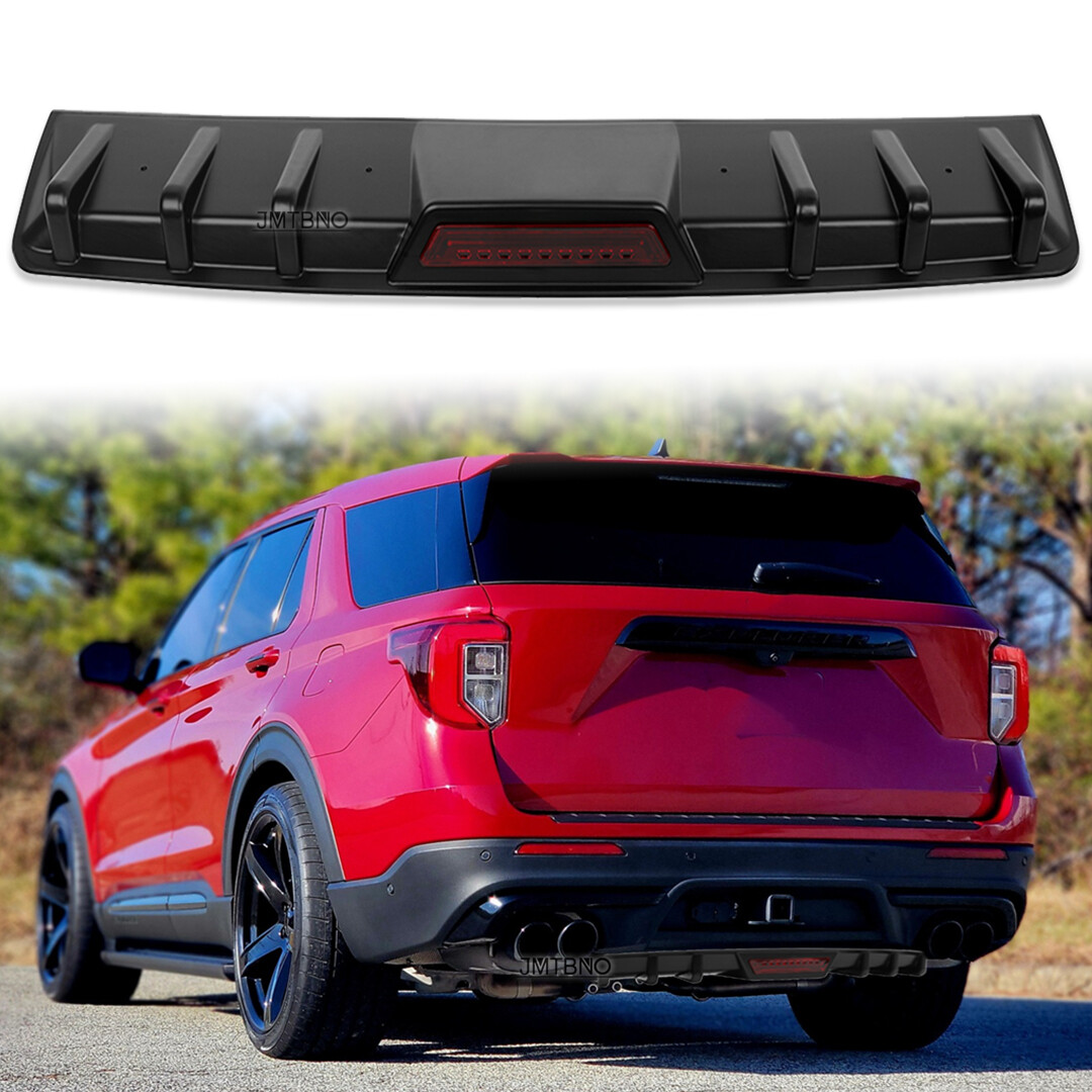 For Ford Explorer ST Rear Bumper Lip Diffuser Splitter Spoiler Reflective Strip For Ford Explorer ST Rear Bumper Lip Diffuser Splitter Spoiler Reflective Strip