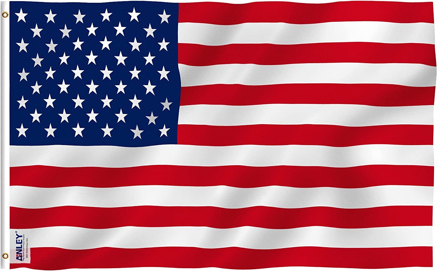 Anley Fly Breeze 3x5 Foot American Flag US Flag USA Flags 3x5 Foot & 4x6 Foot