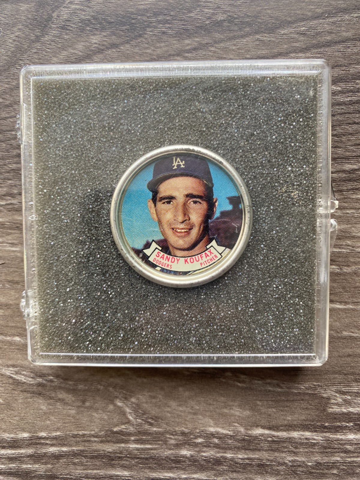 1964 Topps Coins - Sandy Koufax #106 — IN CASE, EXCELLENT CONDITION