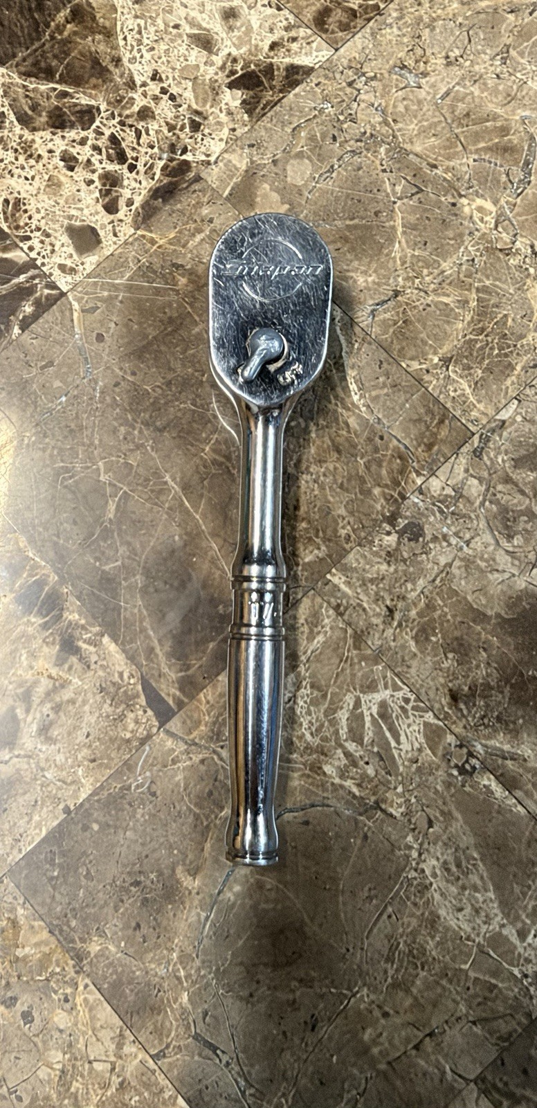 NICE Snap On T72 Chrome 1/4” Drive 72 Tooth Mini Ratchet NICE Snap On T72 Chrome 1/4” Drive 72 Tooth Mini Ratchet