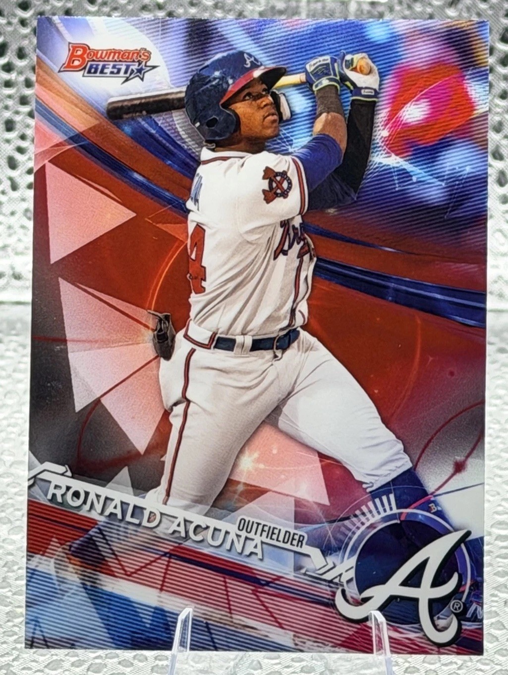 2017 Bowman's Best - Top Prospects Ronald Acuña Jr. #TP-10 (RC) 2017 Bowman's Best - Top Prospects Ronald Acuña Jr. #TP-10 (RC)