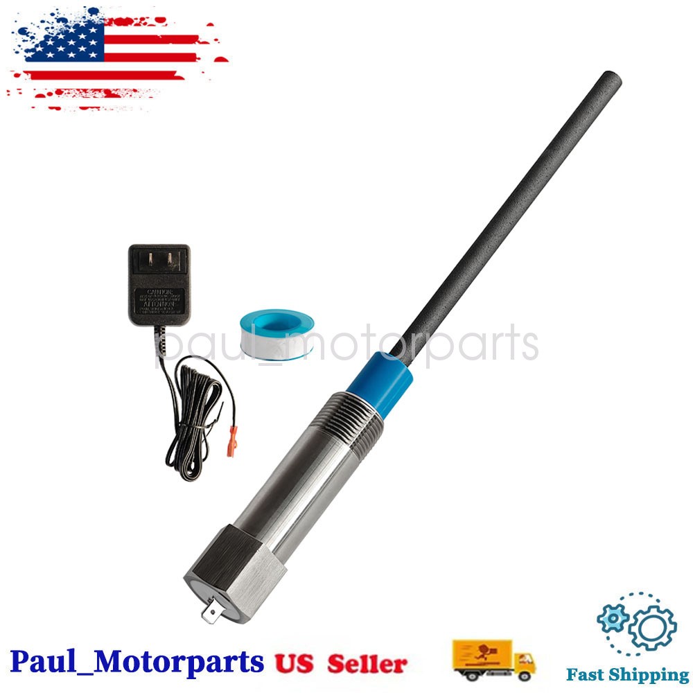 Fit For 40‑89 Gallon Water Heater Electric Anode Rod Powered Anti‑Rust Part