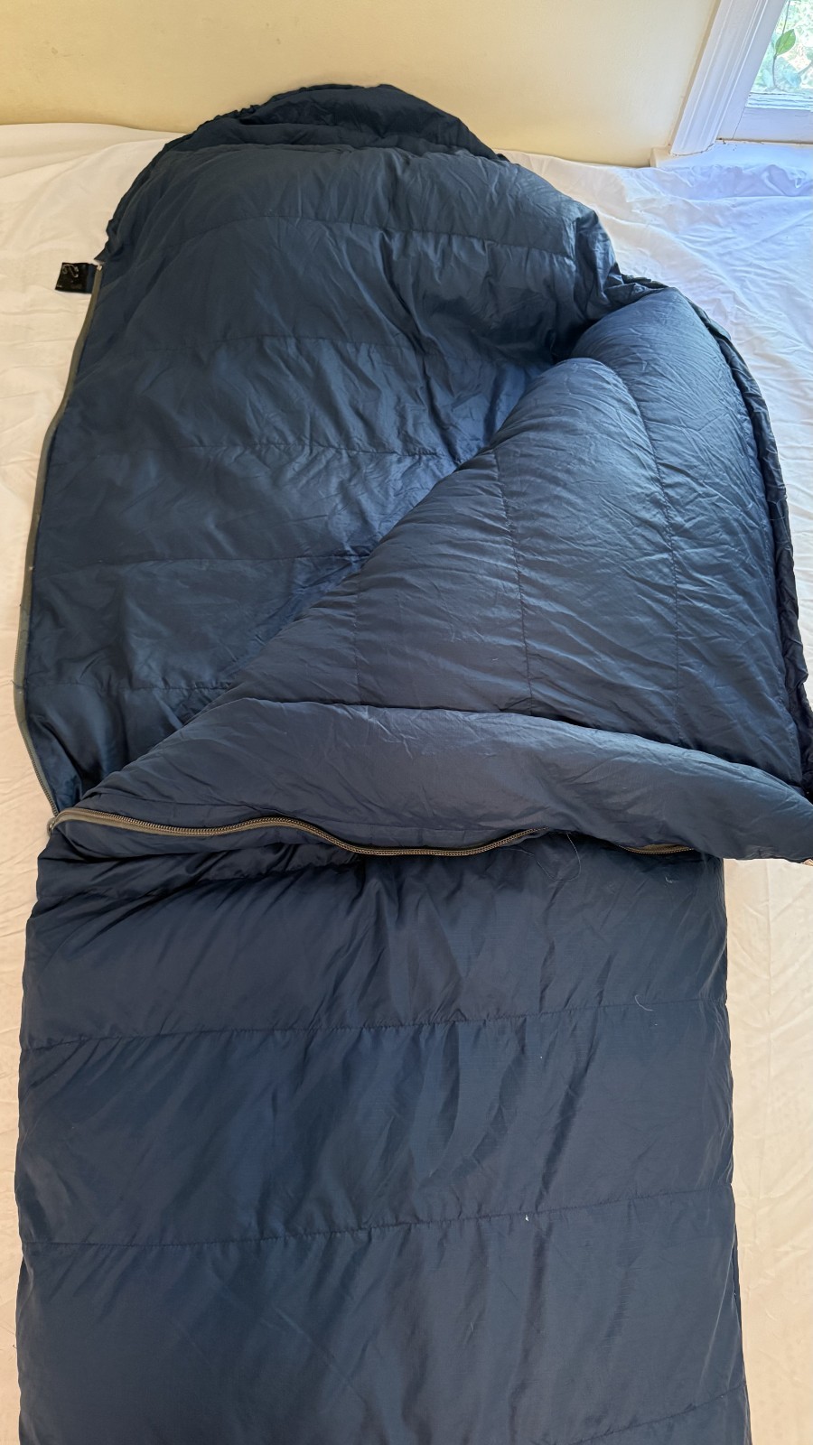 NICE Early TNF 0 Degree Goose Down Sleeping Bag Regular USA North Face CLEAN