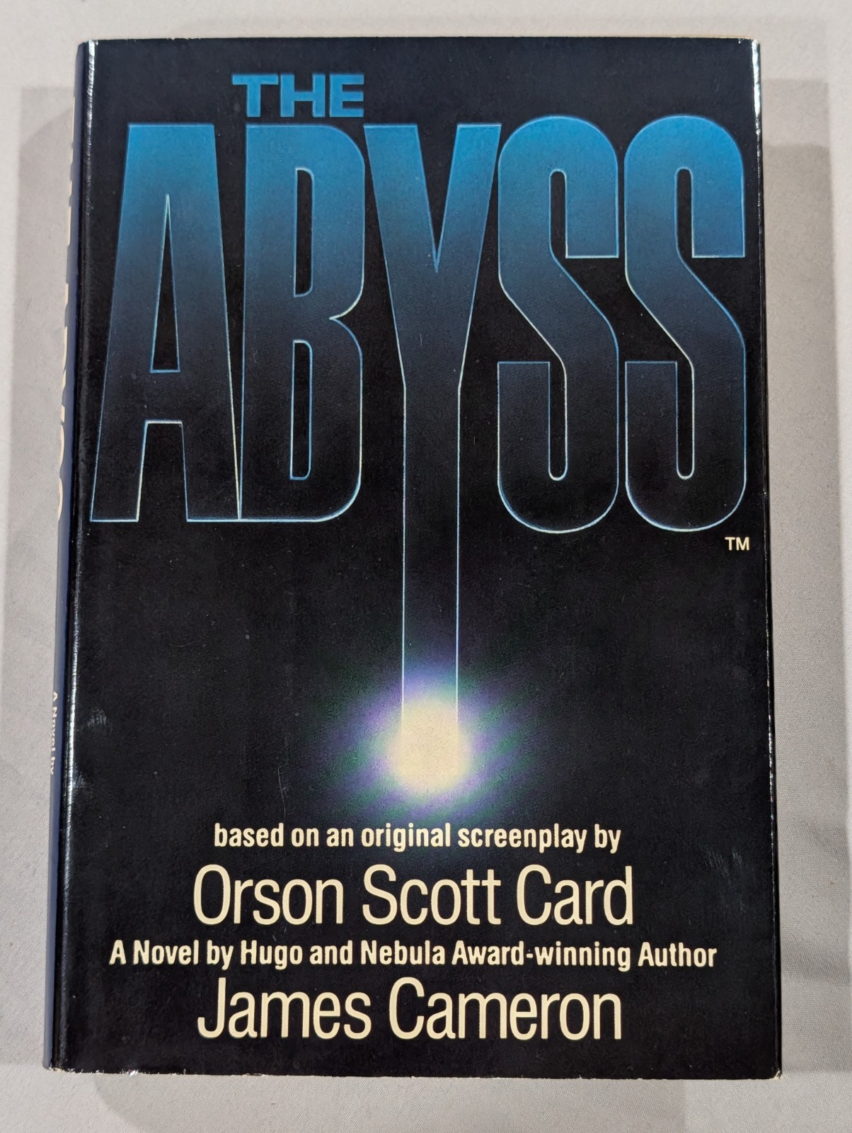 Vintage The Abyss Orson Scott Card James Cameron Pocket books HC DJ 1989 USA Vintage The Abyss Orson Scott Card James Cameron Pocket books HC DJ 1989 USA