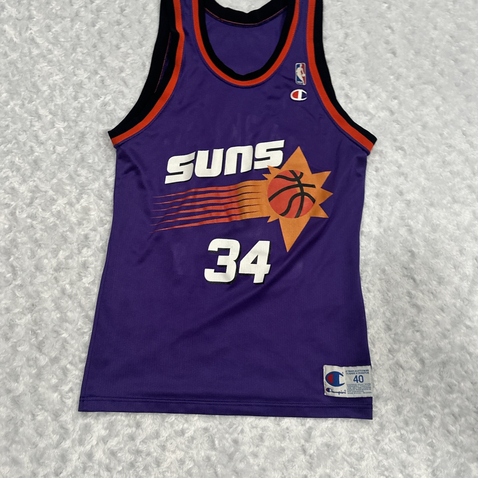 Vintage Phoenix Suns Charles Barkley Champion Jersey Mens 40 Authentic NBA Vintage Phoenix Suns Charles Barkley Champion Jersey Mens 40 Authentic NBA
