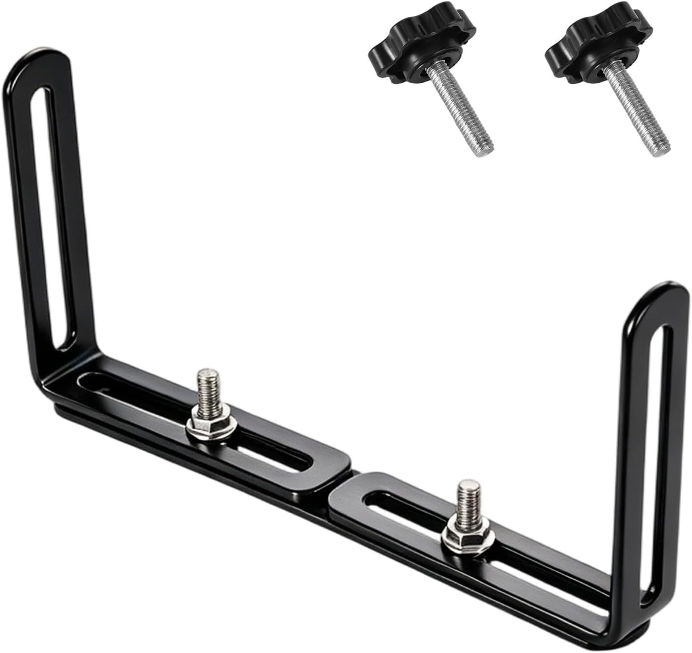 CB Radio Mount Bracket, Heavy Duty Universal CB Mounting Kit with Knobs Adjust CB Radio Mount Bracket, Heavy Duty Universal CB Mounting Kit with Knobs Adjust