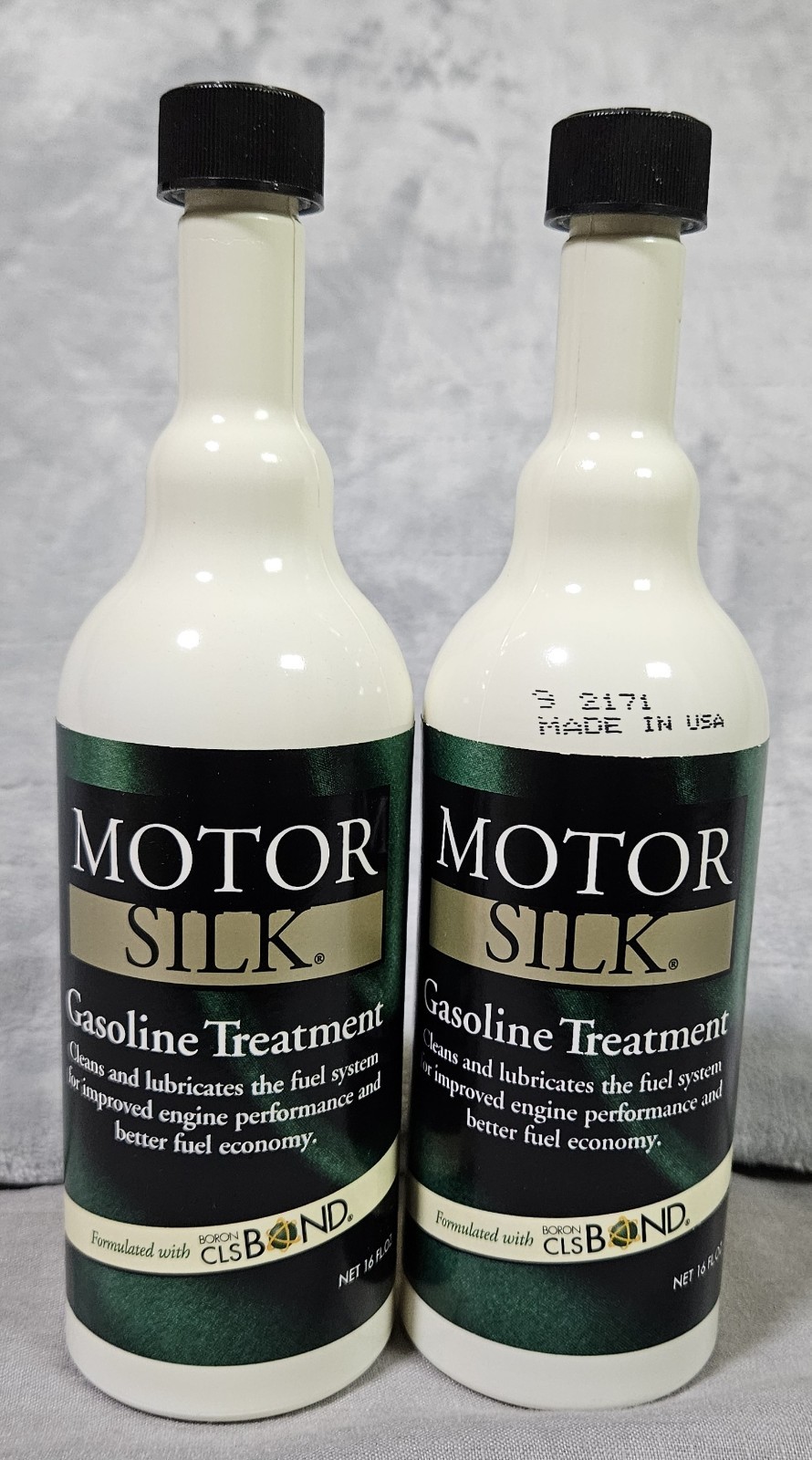 Lot 2 Motor Silk Gasoline Treatment 16 oz Each Lot 2 Motor Silk Gasoline Treatment 16 oz Each