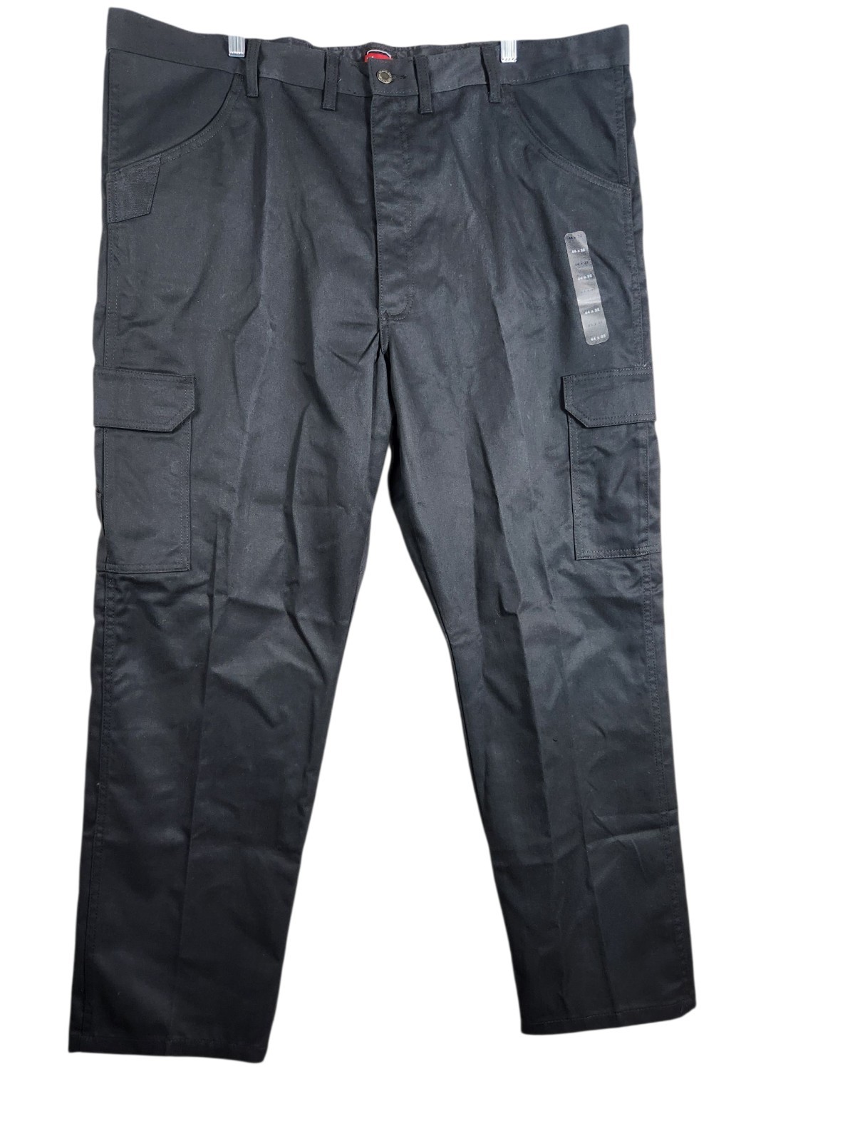 NEW Wrangler Workwear Mens Cargo Pants 44x32 Relaxed Fit Black NWT NEW Wrangler Workwear Mens Cargo Pants 44x32 Relaxed Fit Black NWT