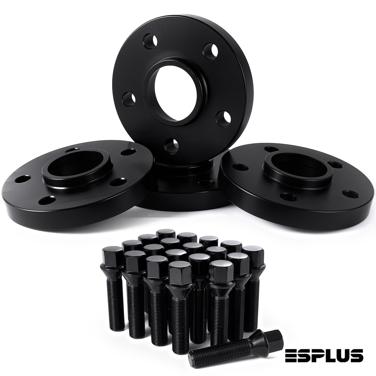 4x Wheel Spacers 5x112 20 Thick + Acorn Bolts for 28 Stock for Mini