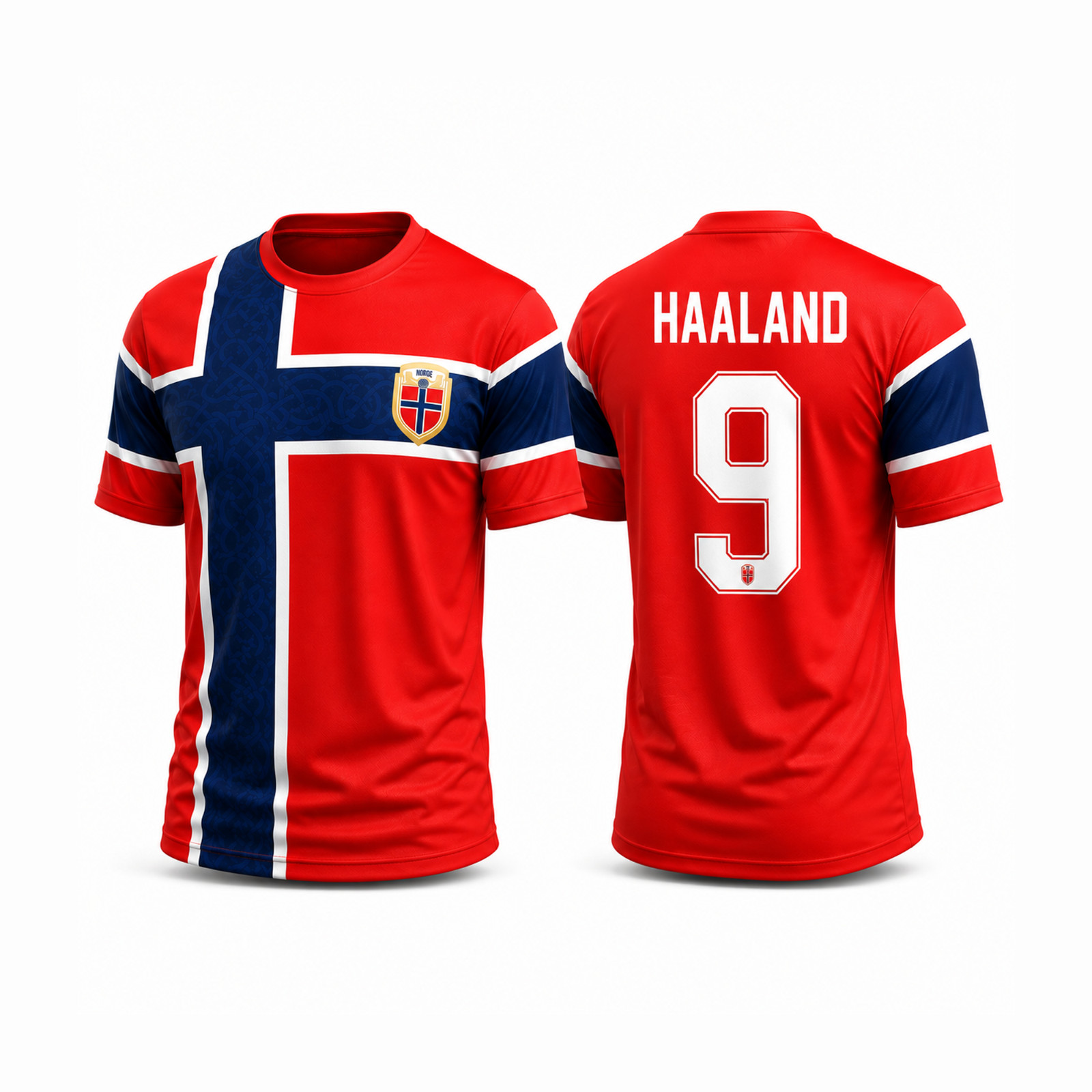 Norway 2026 World Cup Home #9 Haaland Soccer Unisex Jersey Gift For Norway Fans Norway 2026 World Cup Home #9 Haaland Soccer Unisex Jersey Gift For Norway Fans