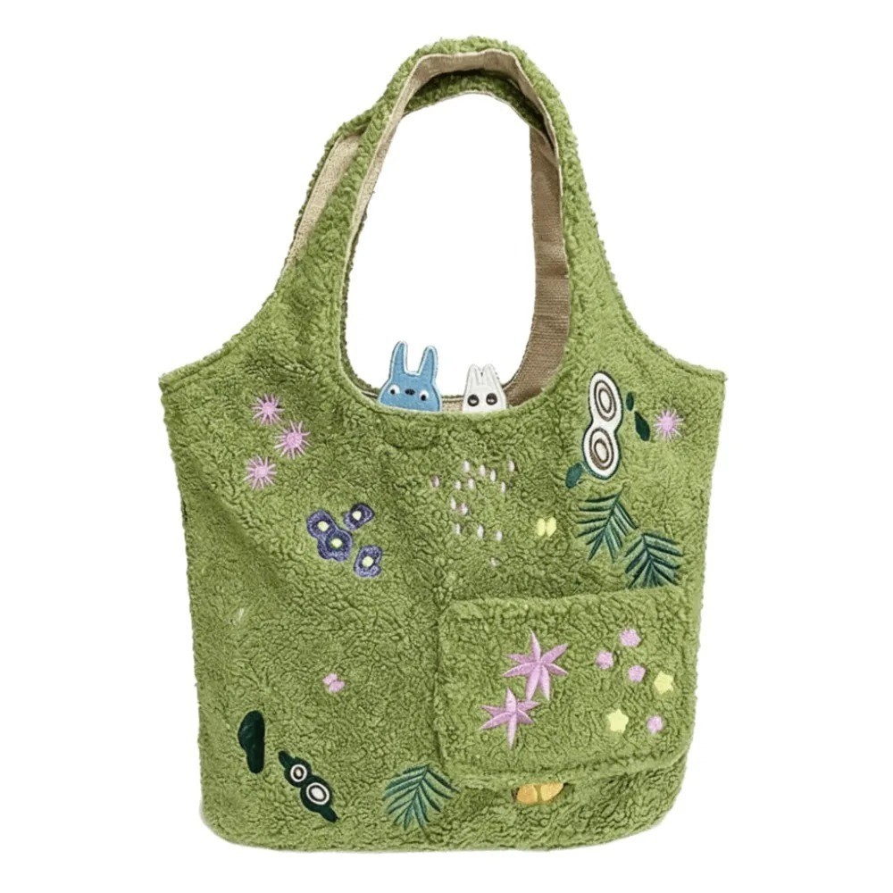 Ghibli Park Limited My Neighbor Totoro Reversible Tote Bag Green Japan NEW Ghibli Park Limited My Neighbor Totoro Reversible Tote Bag Green Japan NEW