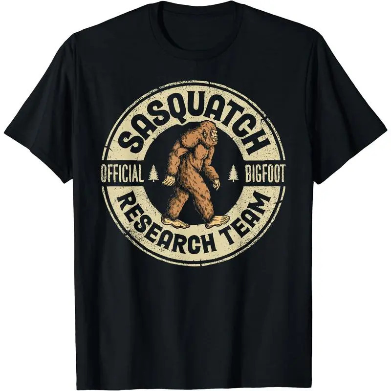 Bigfoot Research Team Retro Vintage Sasquatch T-Shirt Bigfoot Research Team Retro Vintage Sasquatch T-Shirt