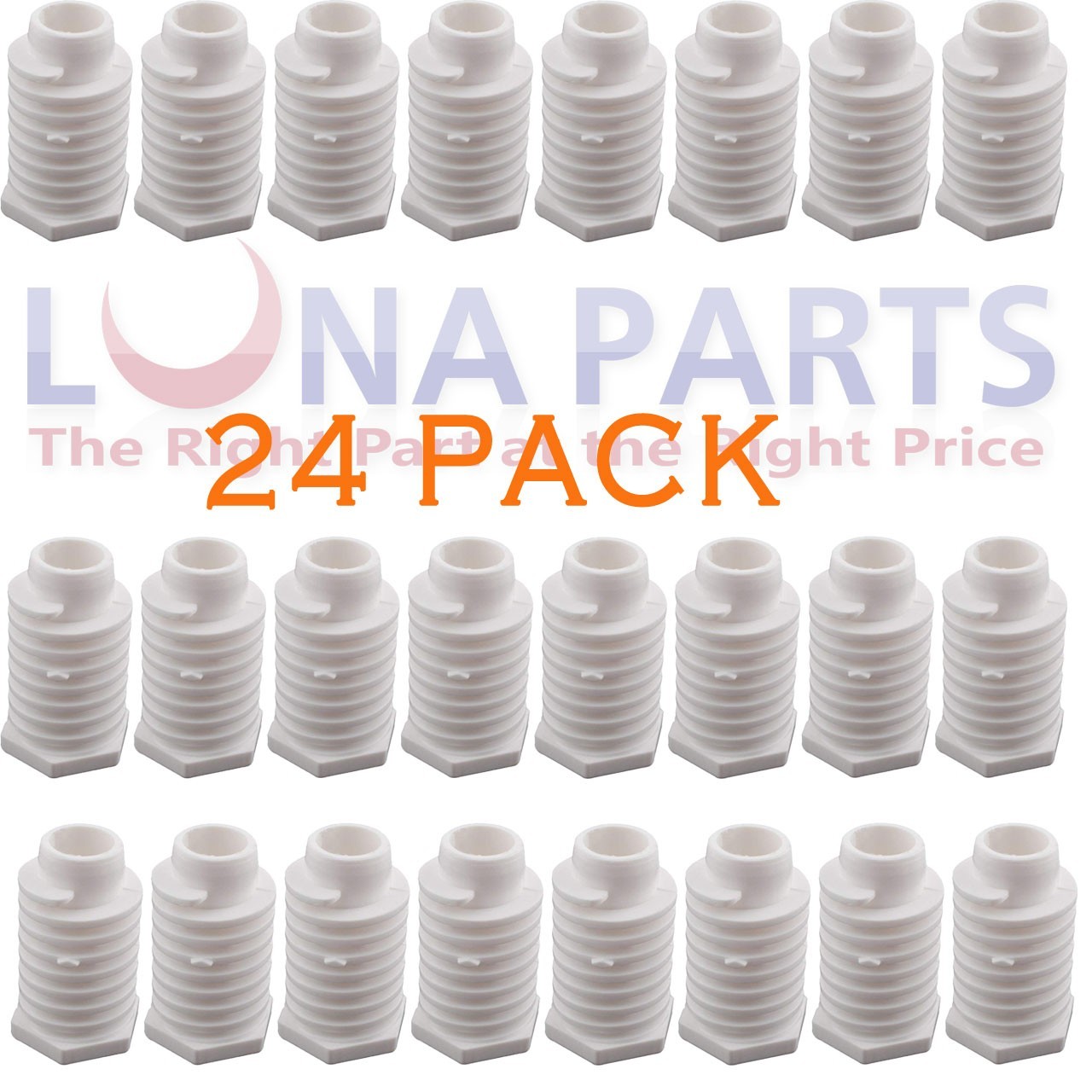 24Pcs 49621 2012 Dryer Leveling Legs Foot Feet for Whirlpool Kenmore 24 Pack