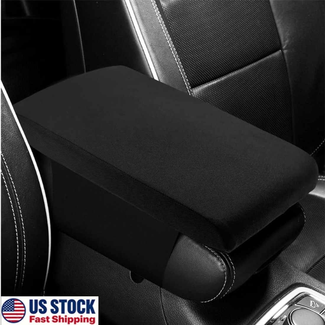 Car Center Console Cover Memory Foam Armrest Cushion PadArm Rest Cover for Car