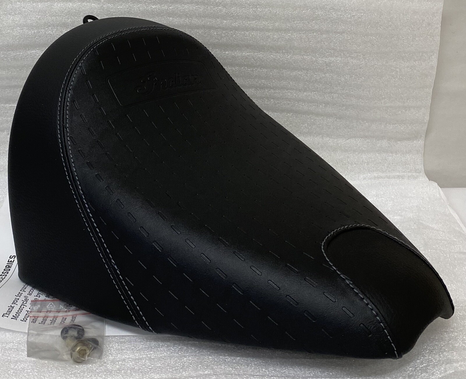 2022-2024 Indian Chief Extended Reach Solo Seat, BLK2 OEM #2884641-VBC / #L880