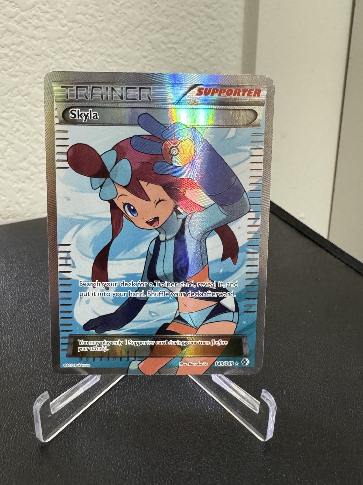 Pokemon Boundaries Crossed Skyla Full Art Trainer 2012 #149/149 Pokemon Boundaries Crossed Skyla Full Art Trainer 2012 #149/149