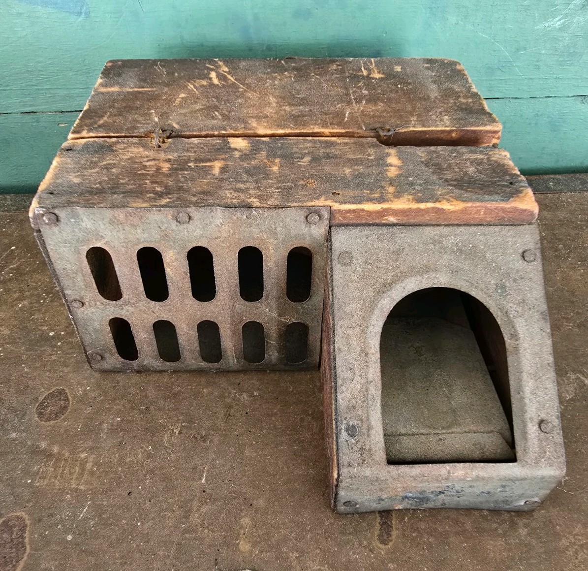 EARLY ANTIQUE 19TH C. LOVELL MASCOTTE? THE DELUSION? WOODEN PRIMITIVE MOUSE TRAP EARLY ANTIQUE 19TH C. LOVELL MASCOTTE? THE DELUSION? WOODEN PRIMITIVE MOUSE TRAP
