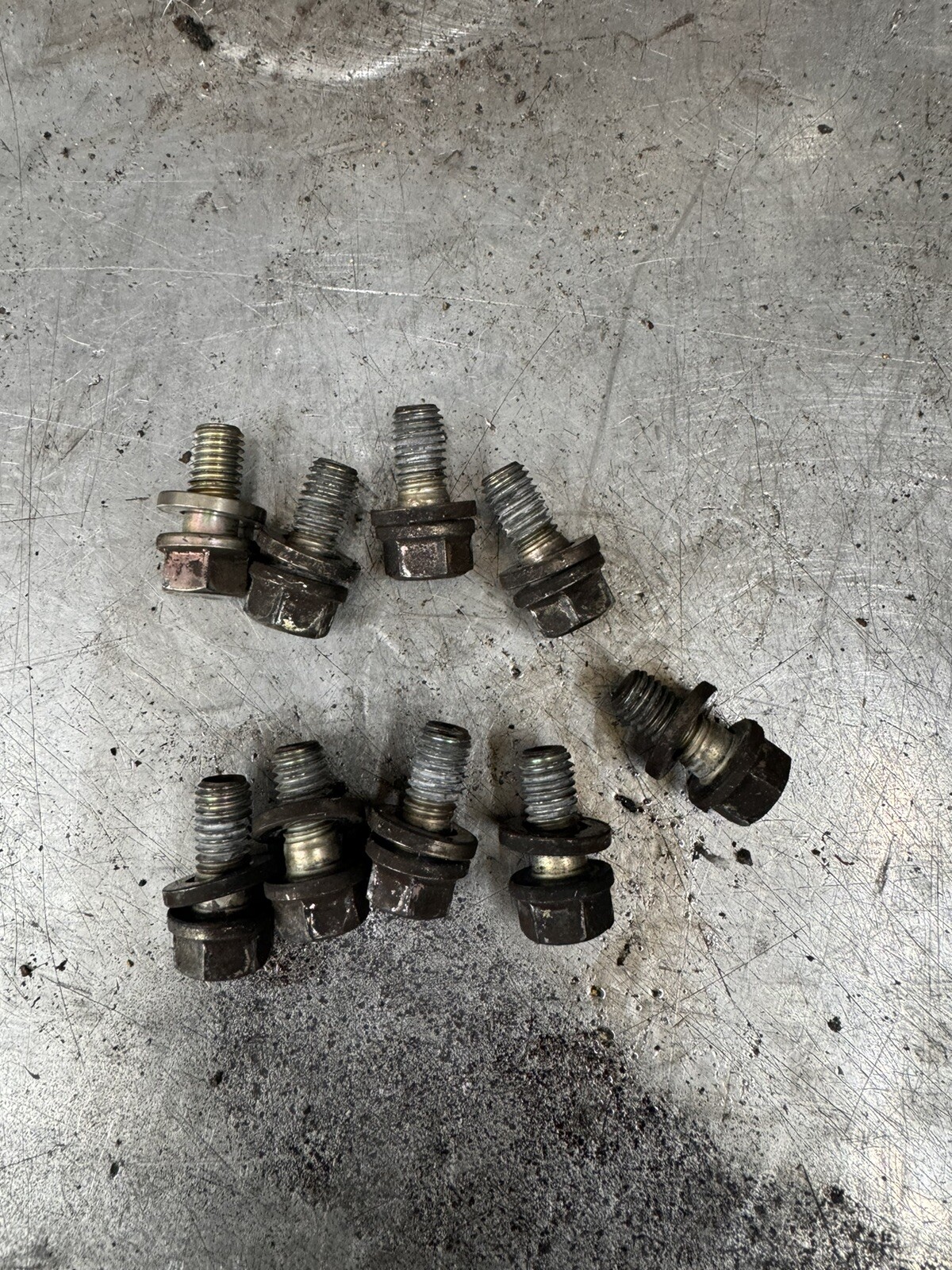 09-19 Nissan OEM Clutch Pressure Plate Bolts 350Z 370Z G35 G37 VQ35 VQ37 09-19 Nissan OEM Clutch Pressure Plate Bolts 350Z 370Z G35 G37 VQ35 VQ37