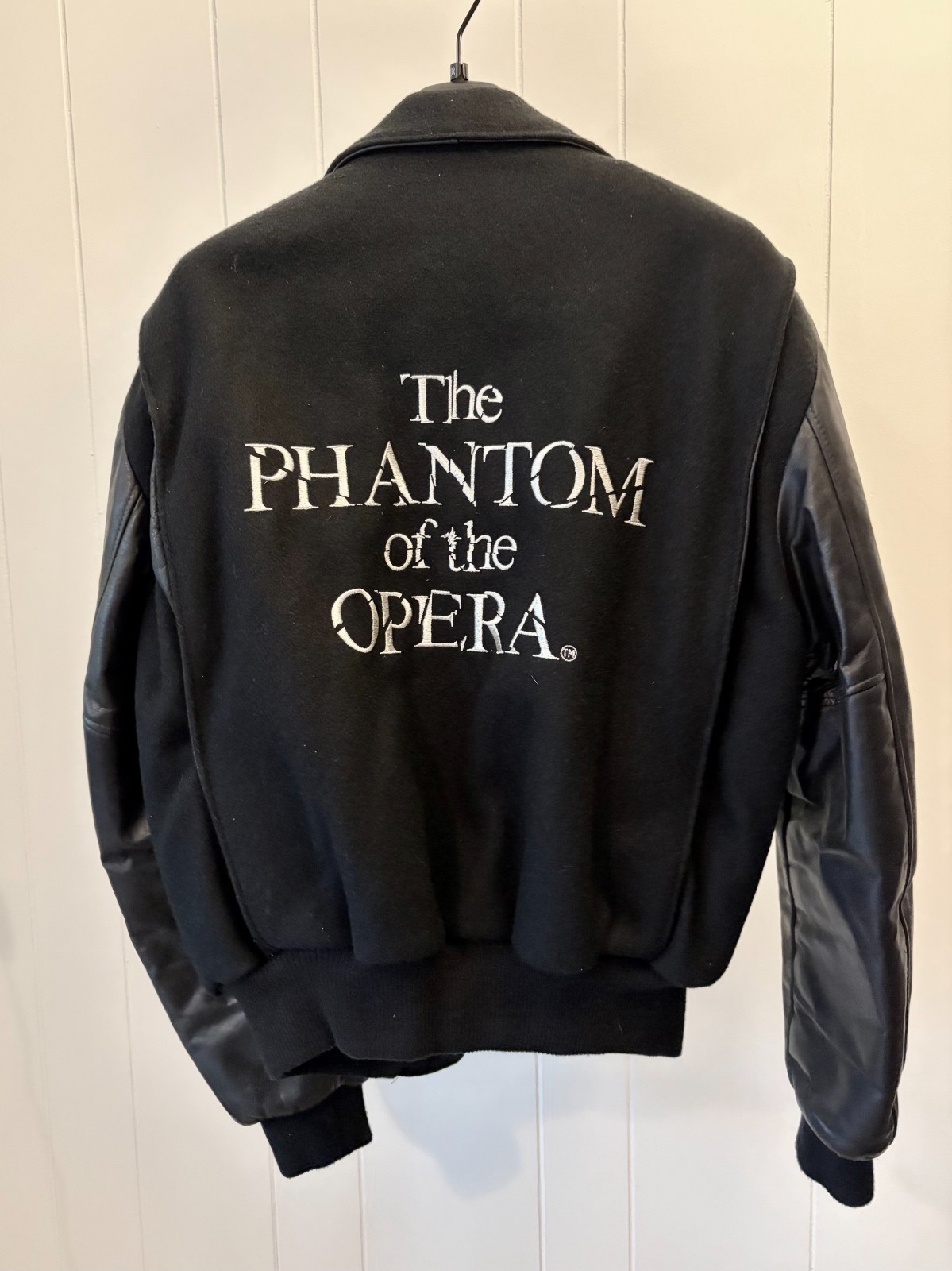 Vintage Phantom Of the Opera Leather Cast Jacket, Men\'s size L-good condition