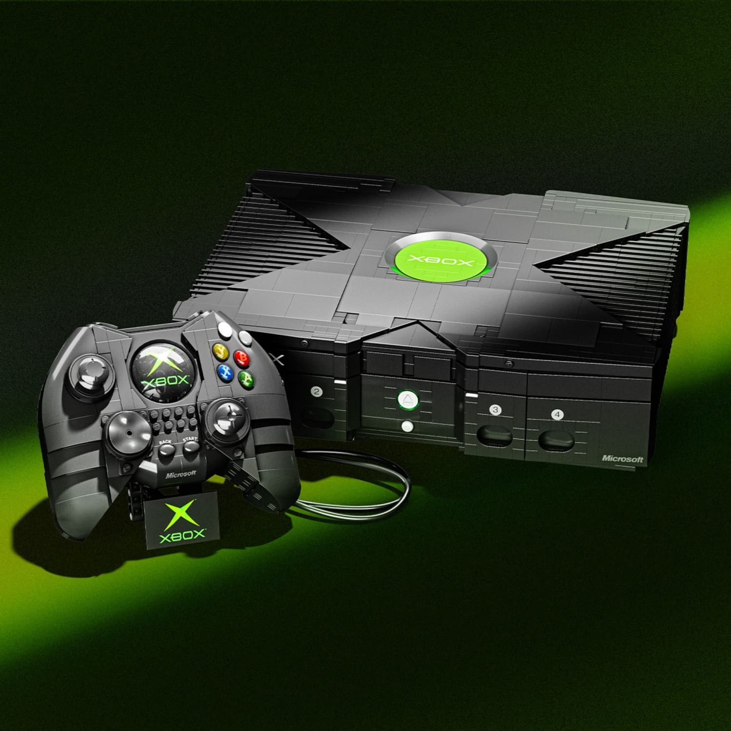 Mattel Brick Shop Microsoft Original Xbox Collector Building Set NEW Presale Mattel Brick Shop Microsoft Original Xbox Collector Building Set NEW Presale
