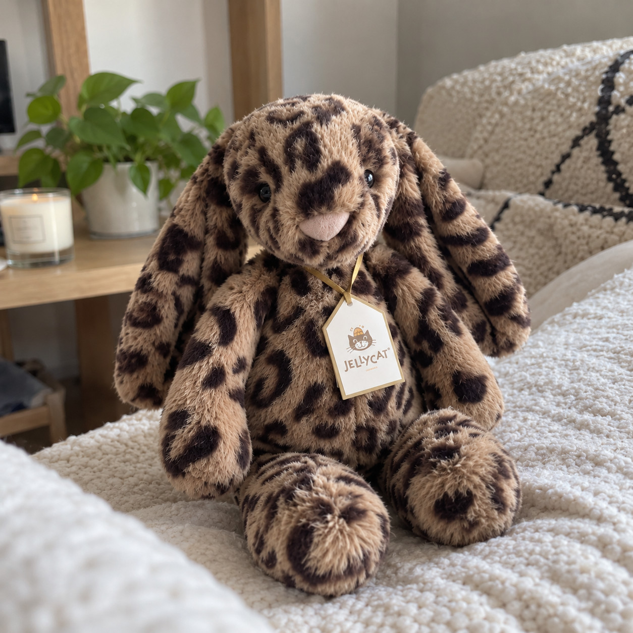 Jellycat Cobblehop Leopard Bunny