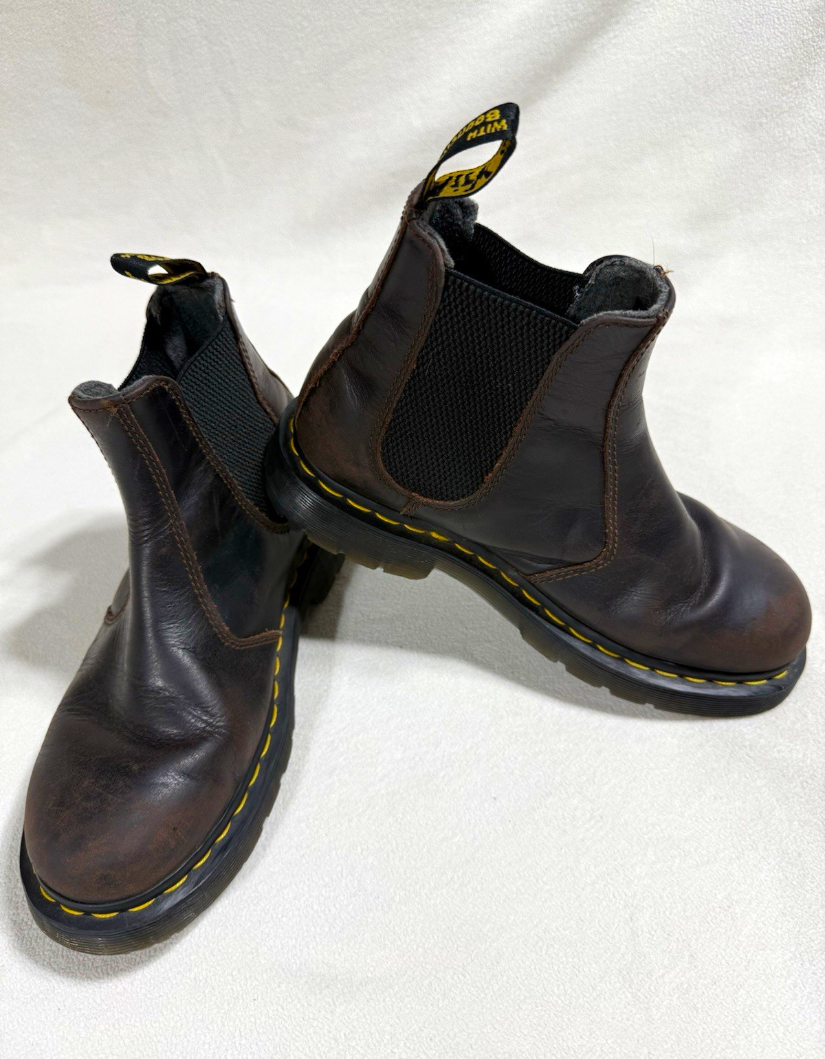 Dr. Martens Brown Leather Chelsea Ankle Boots MPN 24042 US 6