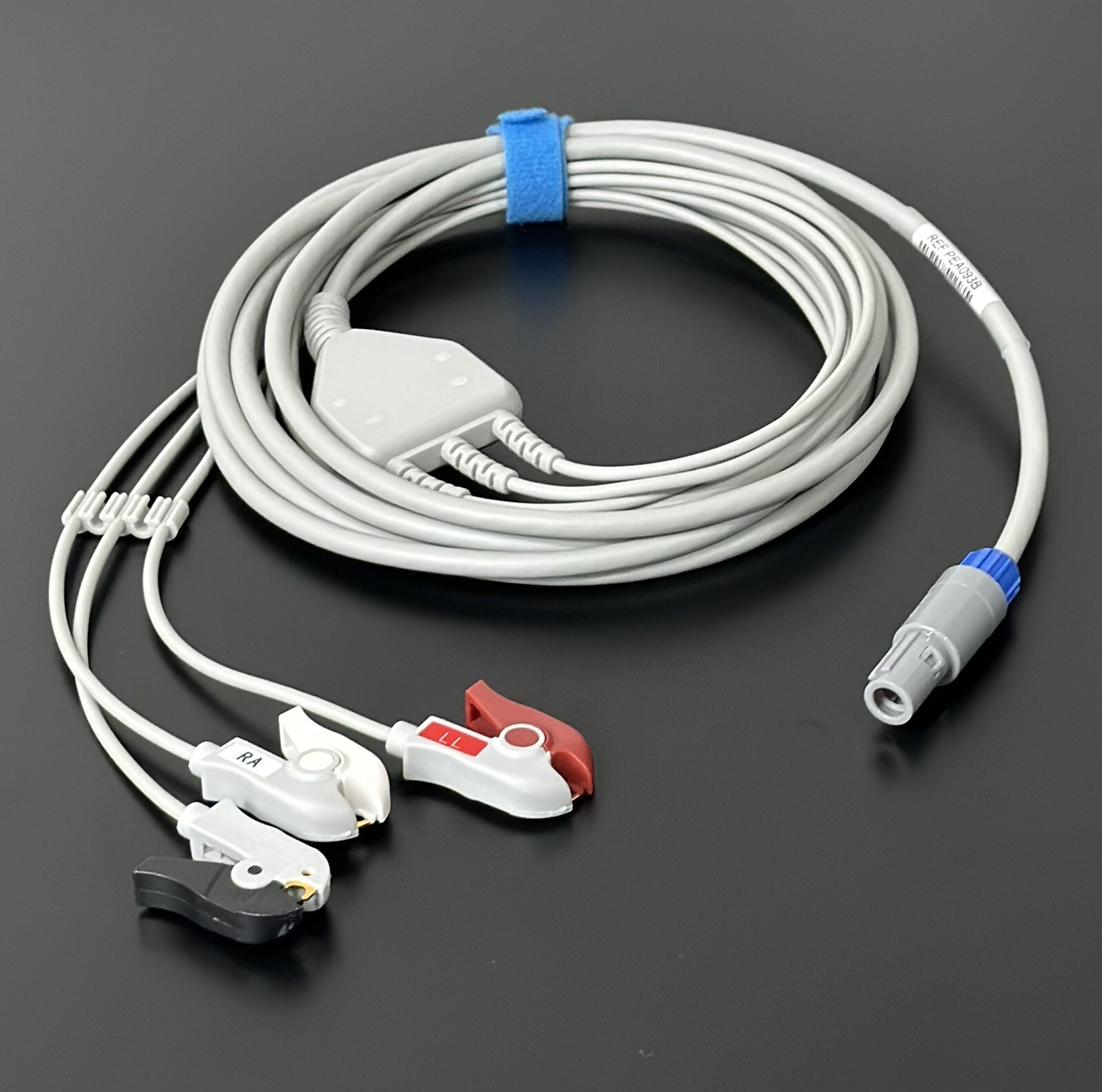 GE Vivid q Compatible 3 Lead Grabbers ECG Cable - Same Day Shipping
