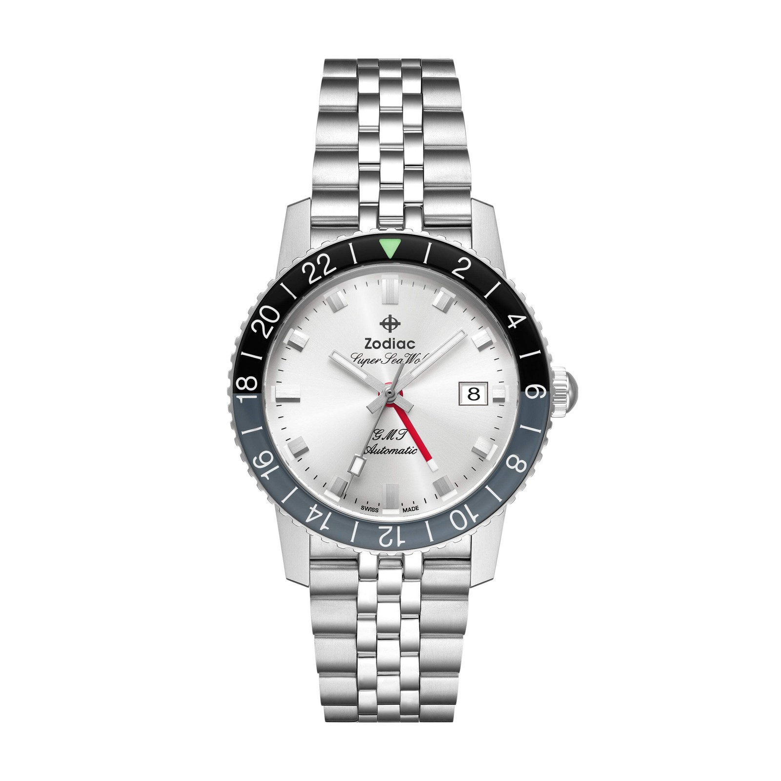 Super Sea Wolf GMT Automatic | Silver Dial Wristwatch ZO9415