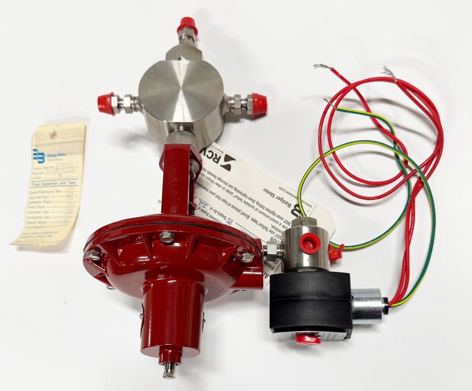 NEW Badger Meter ATO 1001TBT36SGCSFQ036 Research Control Valve 3-15psi 1/4in RCV NEW Badger Meter ATO 1001TBT36SGCSFQ036 Research Control Valve 3-15psi 1/4in RCV
