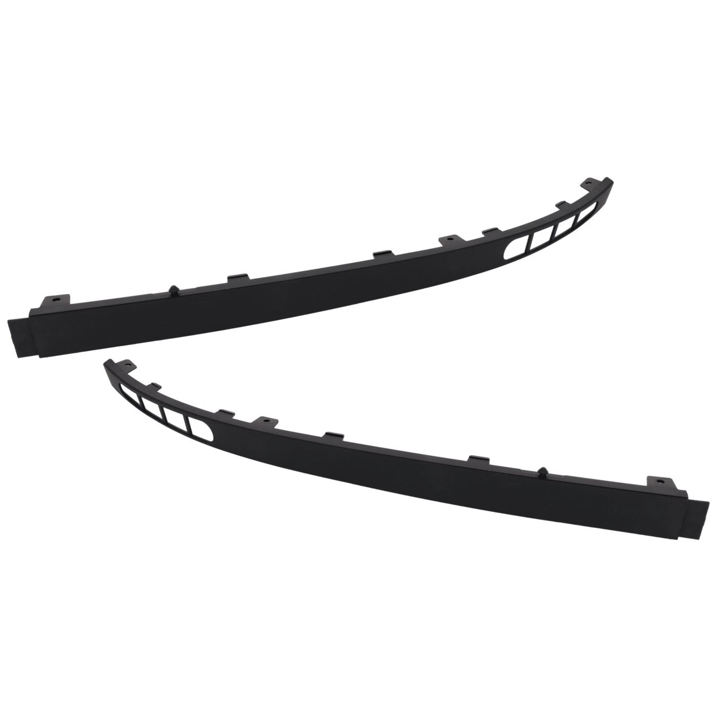 Front Driver & Passenger Air Dam Deflector Lower Valances Apron Pair Set of 2