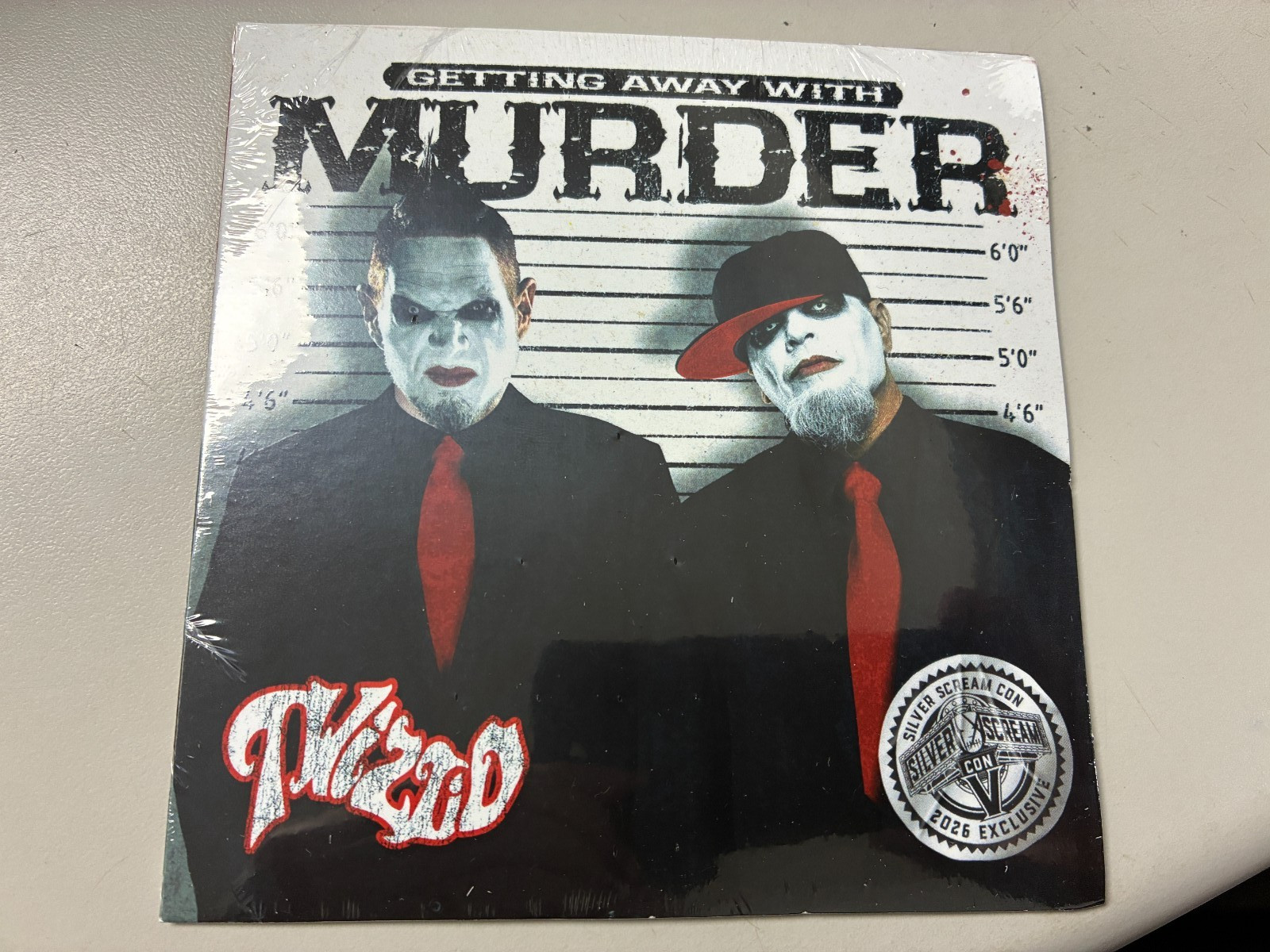 Twiztid Getting Away With Murder CD Single 2026 Silver Scream Con exclusive Twiztid Getting Away With Murder CD Single 2026 Silver Scream Con exclusive