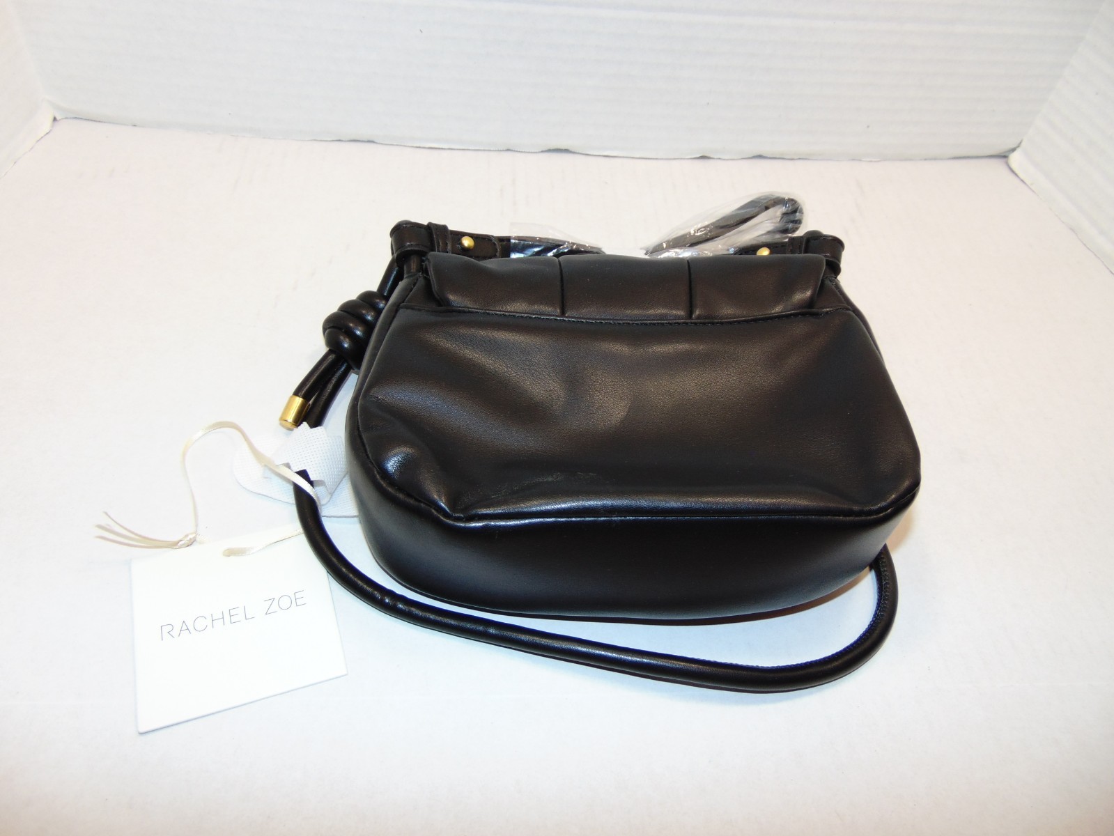 Rachel Zoe Black Leather Handbag NWT Curateur BP241RZCBLACK Rachel Zoe Black Leather Handbag NWT Curateur BP241RZCBLACK