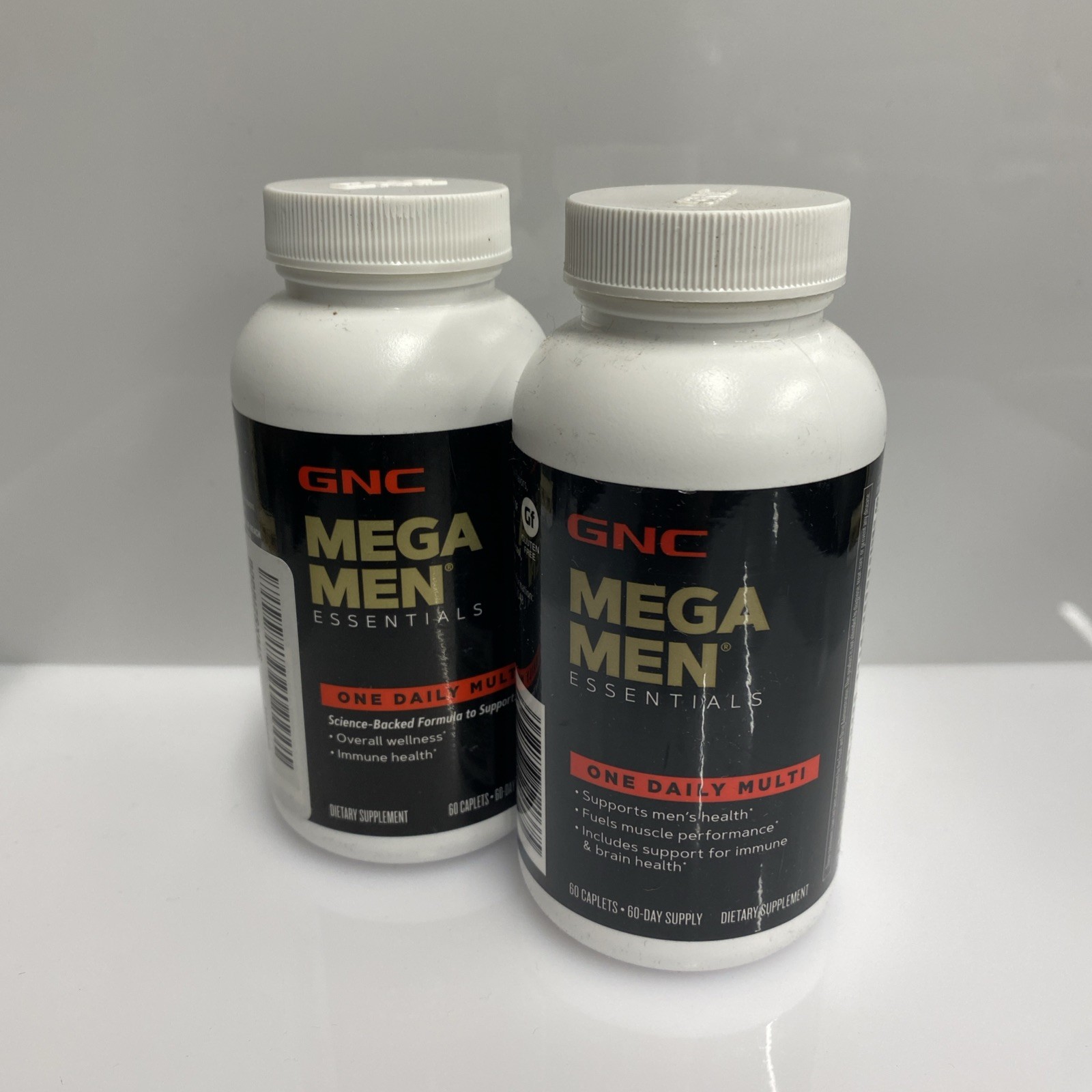 2X GNC Mega Men One Daily Multivitamin 60 Caplets 2X GNC Mega Men One Daily Multivitamin 60 Caplets