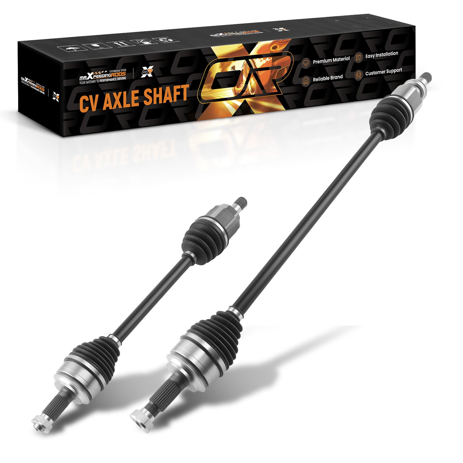 Front Pair CV Axle Assembly For Honda Civic 2.0L w/AT CVT 2016 17 18 19 20 2021