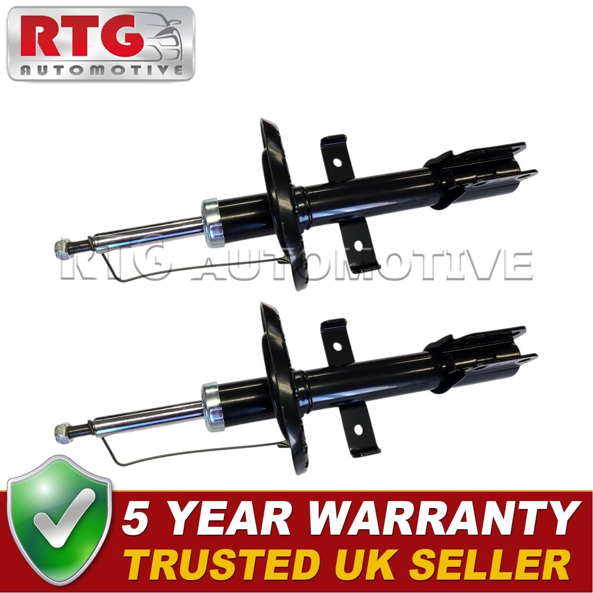 RTG Front 2x Shock Absorbers Fits Renault Clio 2005-2014 + Other Models