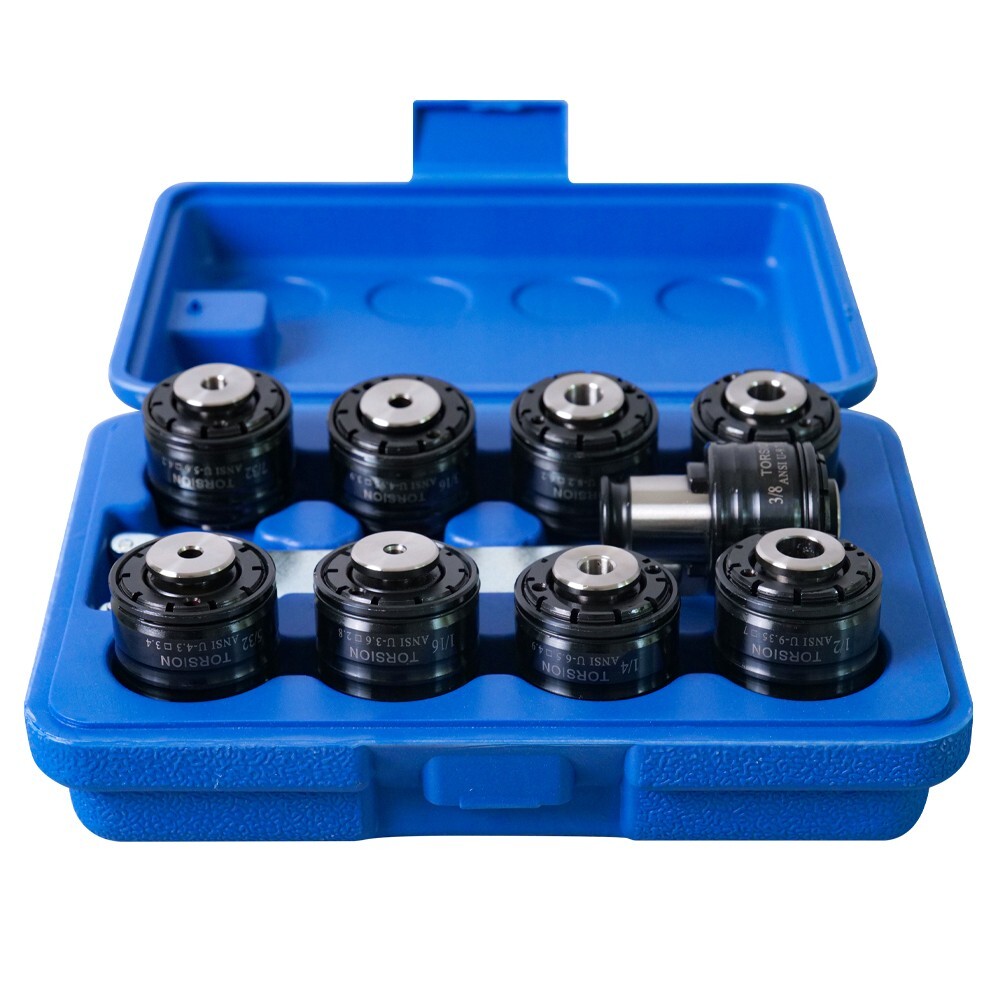 USA GT12 Tapping Chuck Set ANSI Collet 9Pcs 1/4 5/16 5/32 1/16 3/16 12 7/32 1/2 USA GT12 Tapping Chuck Set ANSI Collet 9Pcs 1/4 5/16 5/32 1/16 3/16 12 7/32 1/2