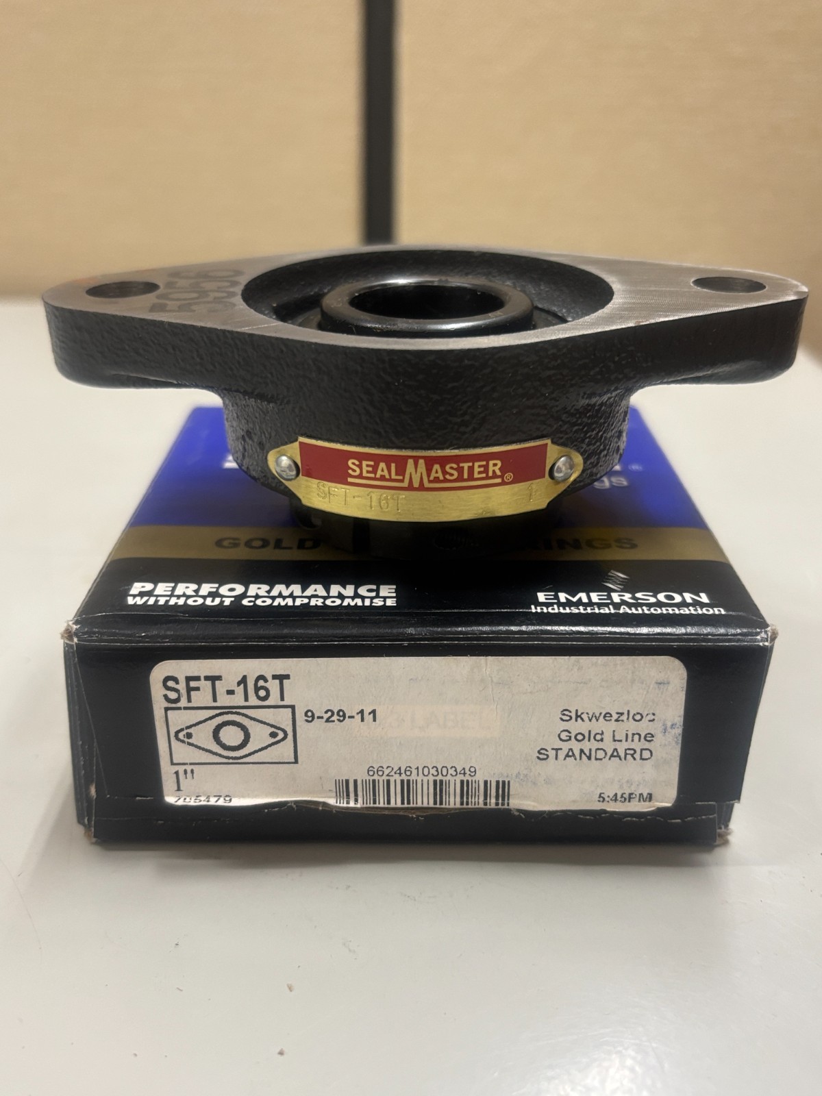 SEALMASTER SFT-16T GOLD LINE 2 BOLT FLANGE BEARING 1