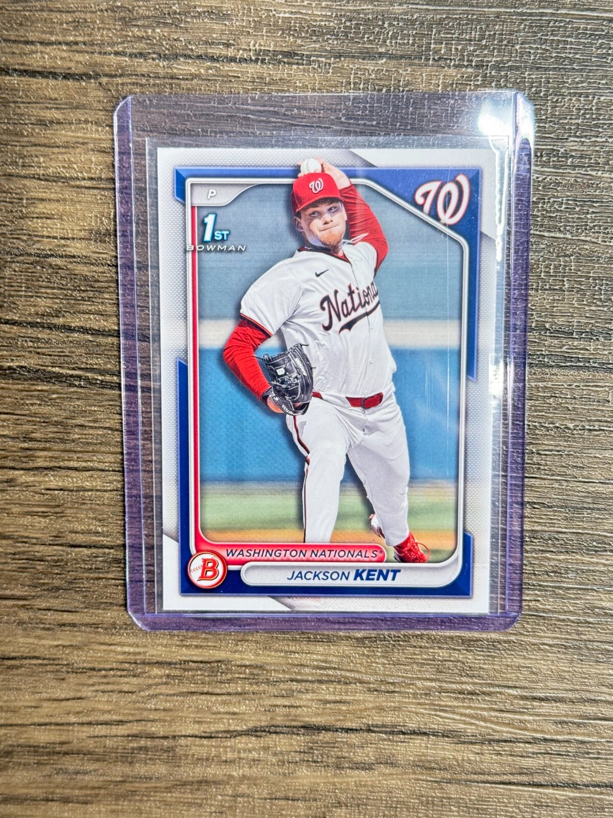 2024 Bowman Draft JACKSON KENT 1ST BOWMAN #BD-174 Nationals RC 2024 Bowman Draft JACKSON KENT 1ST BOWMAN #BD-174 Nationals RC