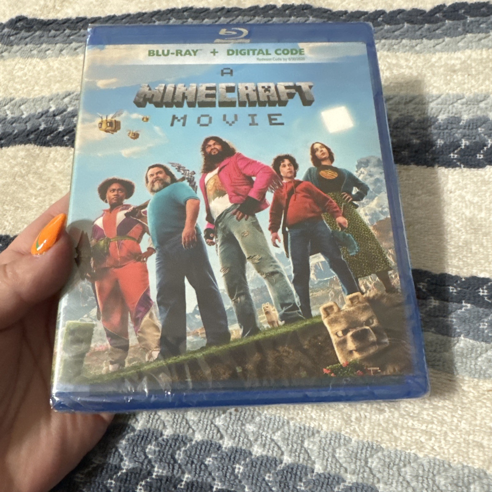 NEW** A Minecraft Movie (2025) Blu-ray + Digital. Jason Momoa, Jack Black.