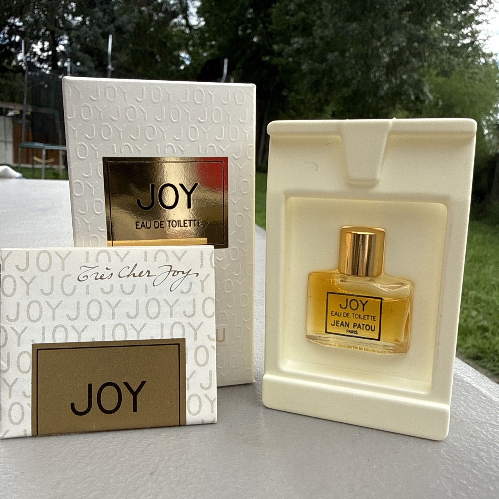 Vintage Joy De Jean Patou Paris France Perfume Samples Original Box 2 ML Vintage Joy De Jean Patou Paris France Perfume Samples Original Box 2 ML