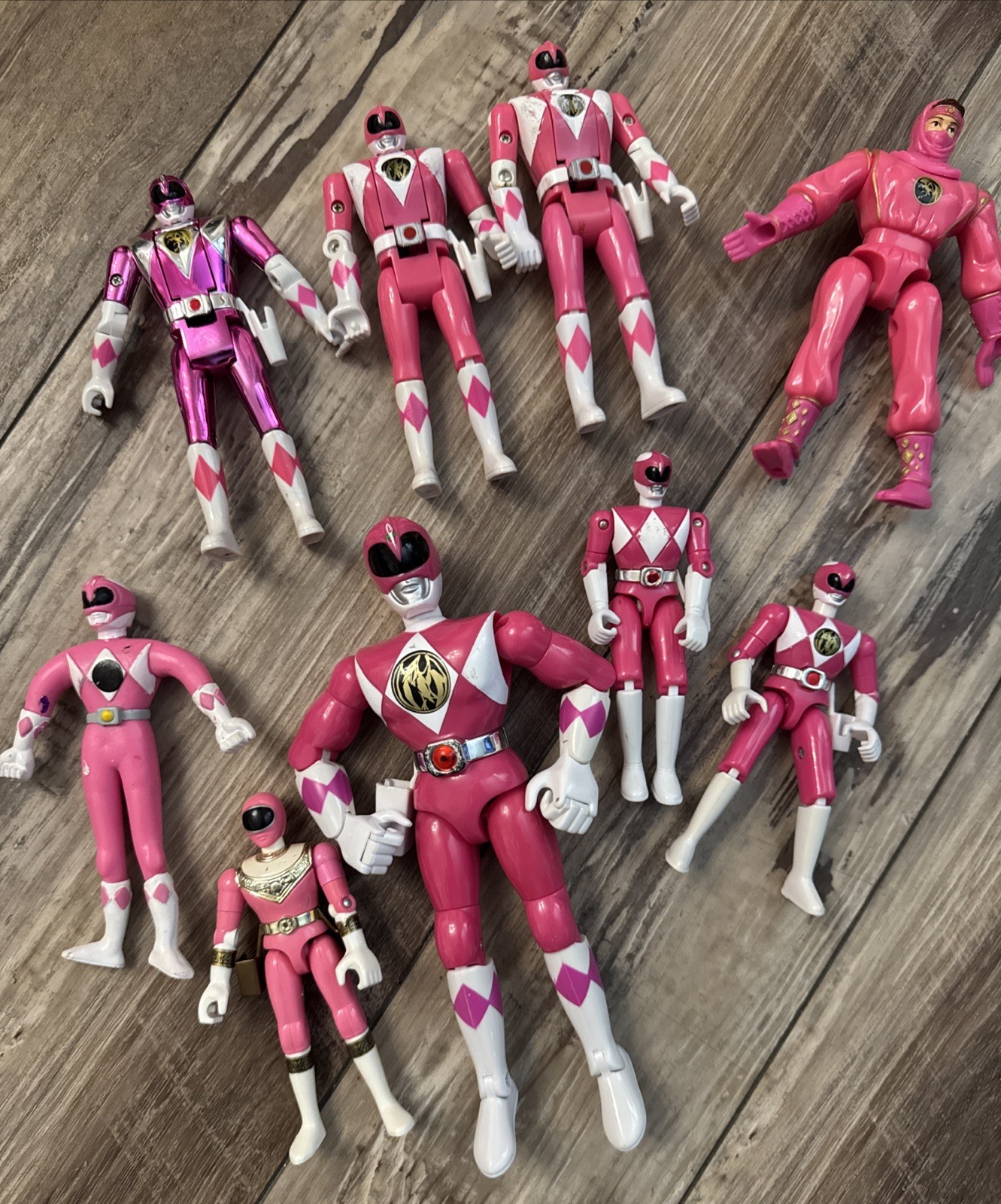 Vintage Pink Power Ranger Figure toy Lot Bandai Rangers Vintage Pink Power Ranger Figure toy Lot Bandai Rangers