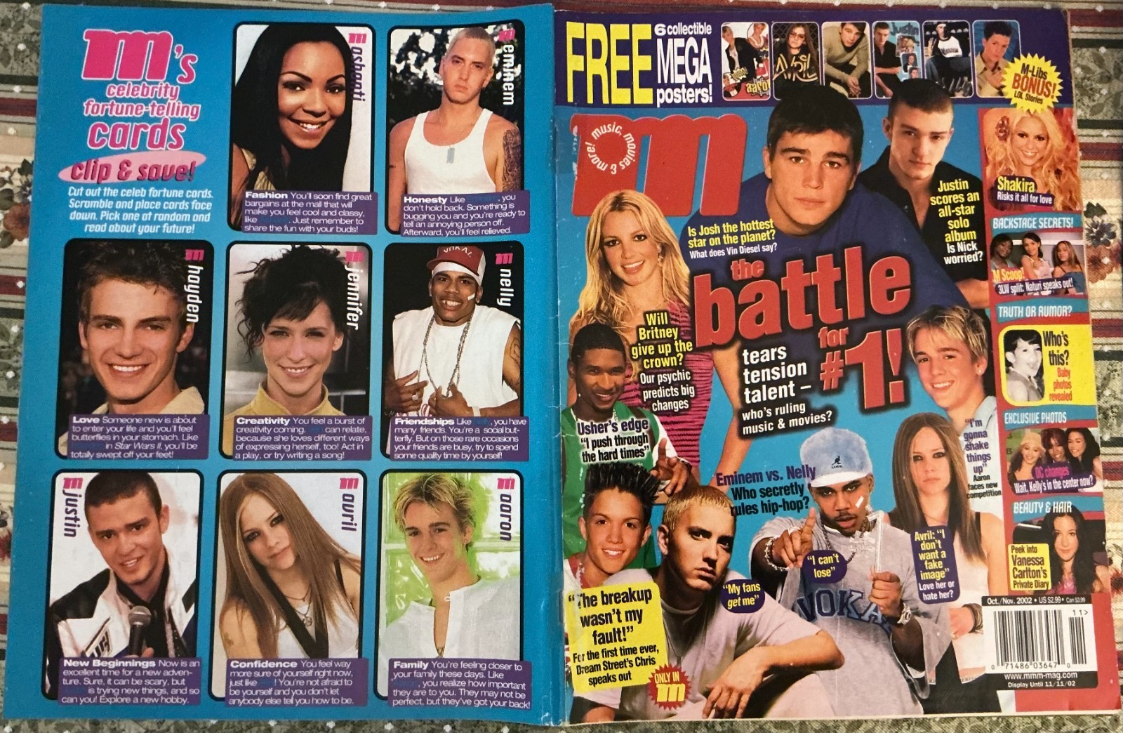 October November 2002 M Magazine Ships Free October November 2002 M Magazine Ships Free