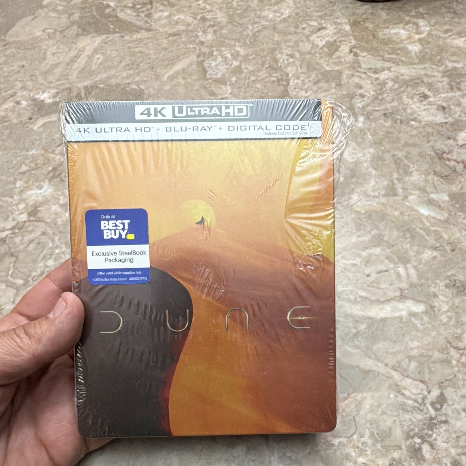 Dune (2021) 4K UHD/Blu-ray, Best Buy Exclusive, Steelbook, 2-Disc Set Dune (2021) 4K UHD/Blu-ray, Best Buy Exclusive, Steelbook, 2-Disc Set