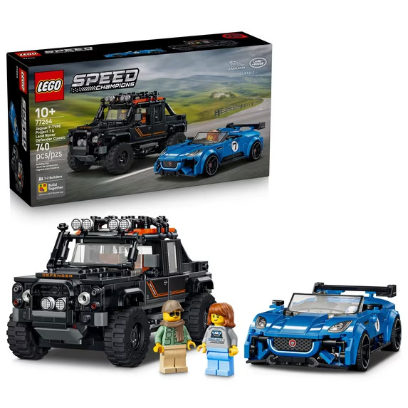 LEGO Speed Champions Jaguar Project 7 & Land Rover Defender LEGO Speed Champions Jaguar Project 7 & Land Rover Defender